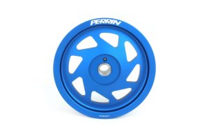 Subaru OBXT Crank Pulley - Perrin Performance - Lightweight - Blue - `20-`25 Subaru OBXT Crank Pulley - Perrin Performance - Lightweight - Blue - `20-`25
